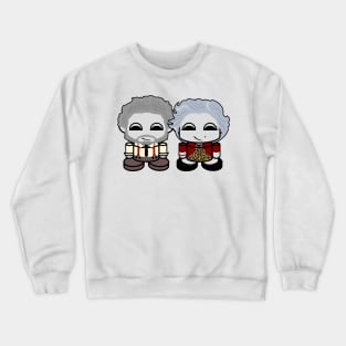 Grandpa & Grandma Yo O'BABYBOT Toy Robot 1.0 Crewneck Sweatshirt